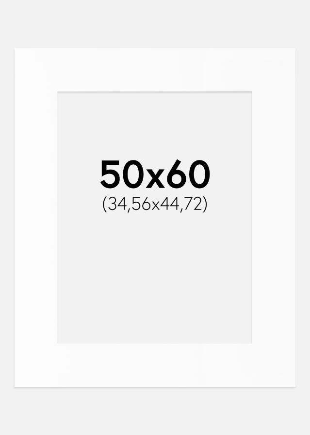 Paspartu Canson Baltas Balta šerdis 50x60 cm (34,56x44,72)