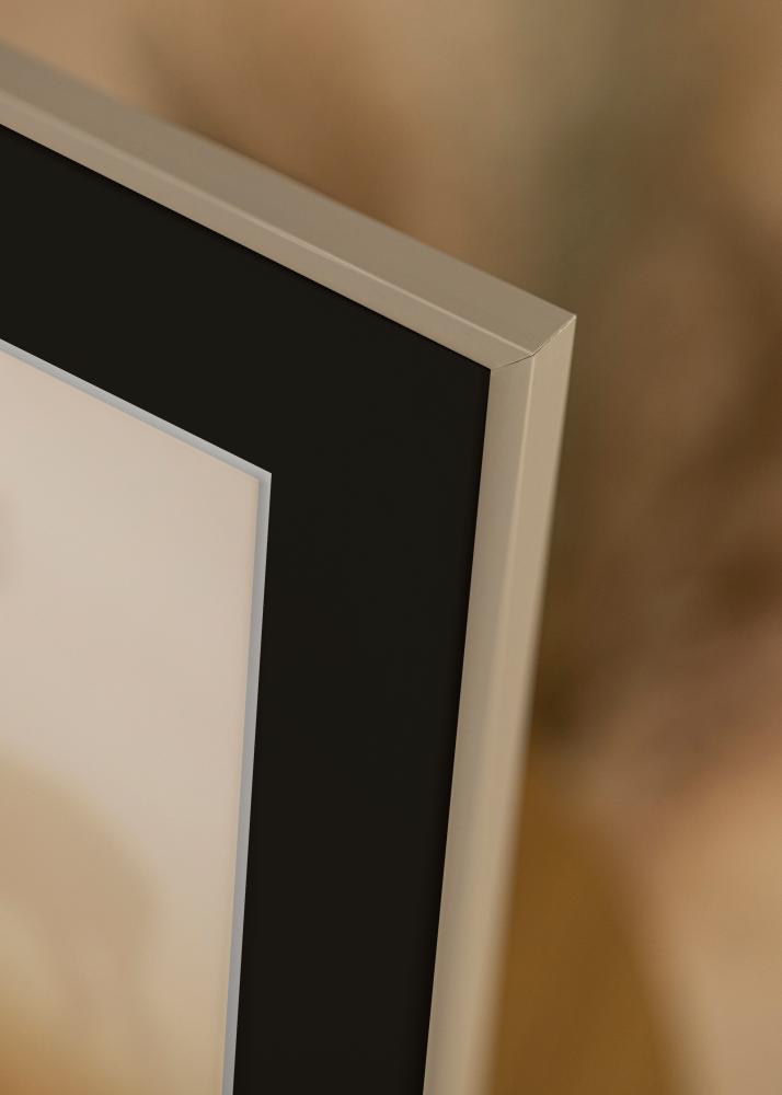 Rėmas New Lifestyle Earth Grey 70x100 cm - Paspartu Juodas 24x36 inches