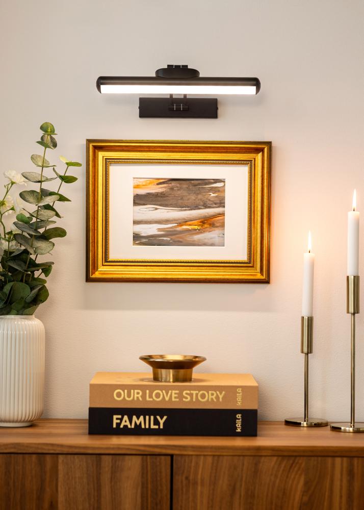 KAILA Luster Baterijų maitinama Tapybos lemputė 32 cm - Juoda