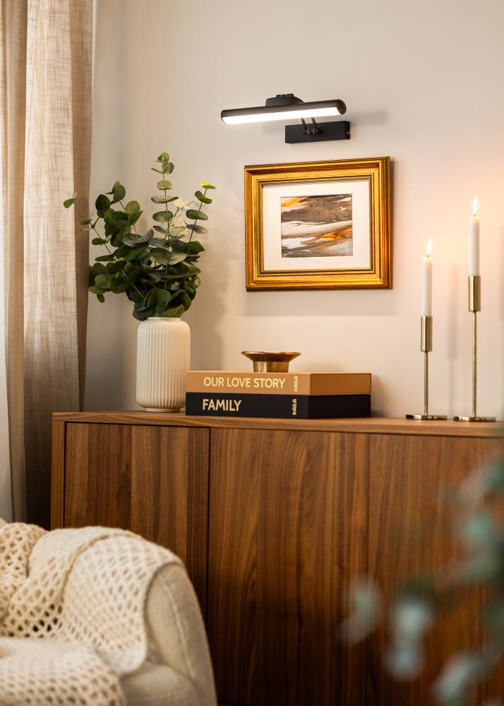 KAILA Luster Baterijų maitinama Tapybos lemputė 32 cm - Juoda