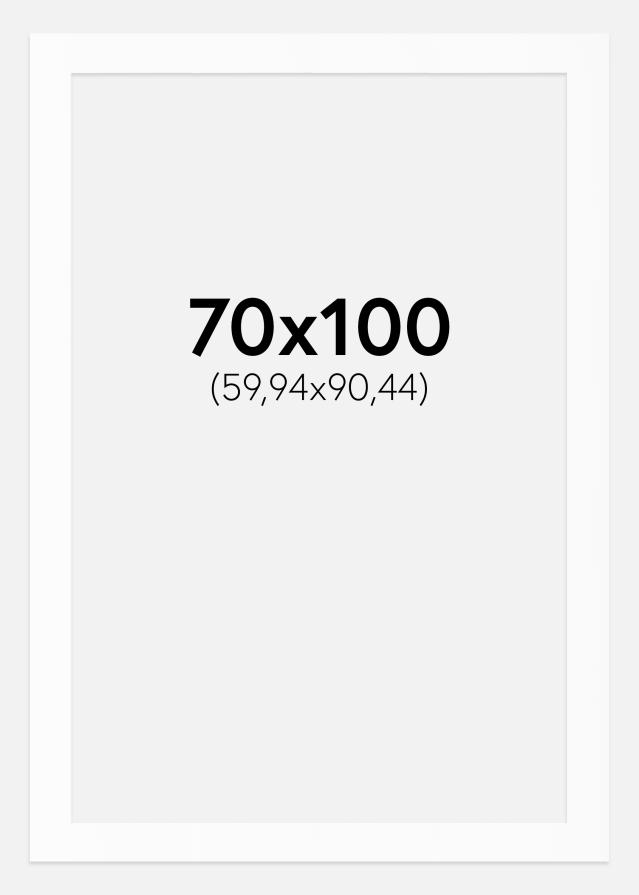 Paspartu Baltas Standartas Balta šerdis 70x100 cm (59,94x90,44)