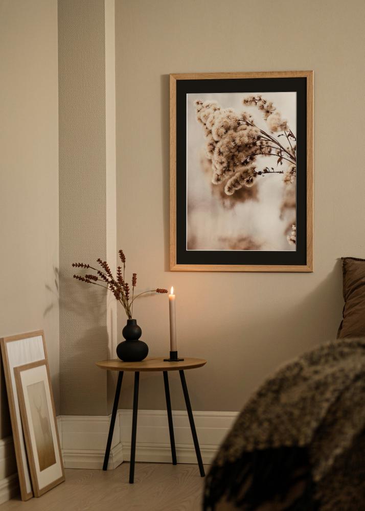 Rėmas Trendline Ąžuolas 30x40 cm - Paspartu Juodas 20x28 cm