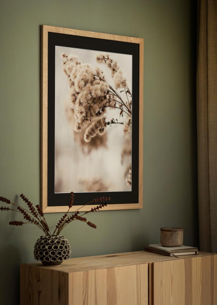 Rėmas Trendline Ąžuolas 30x40 cm - Paspartu Juodas 20x28 cm