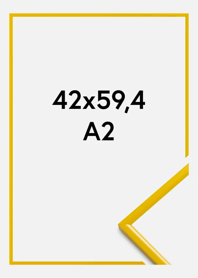 Rėmas New Lifestyle Akrilo stiklas Geltonas 42x59,4 cm (A2)