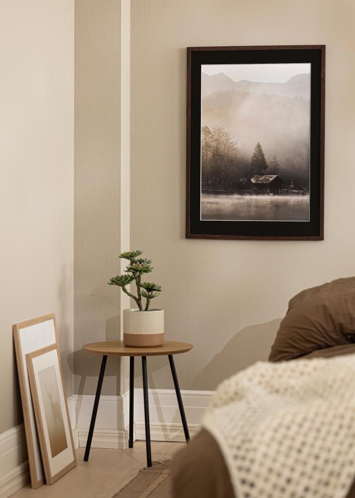 Rėmas Trendy Riešutas 50x60 cm - Paspartu Juodas 40x50 cm