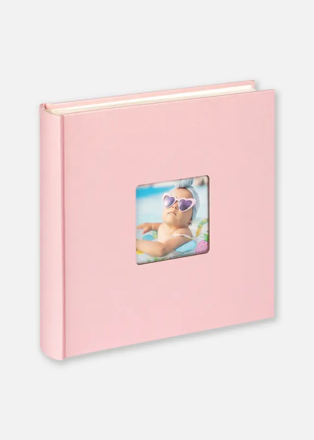 Fun Kūdikio albumas Rožinis - 30x30 cm (100 Balti puslapiai/50 lapų)