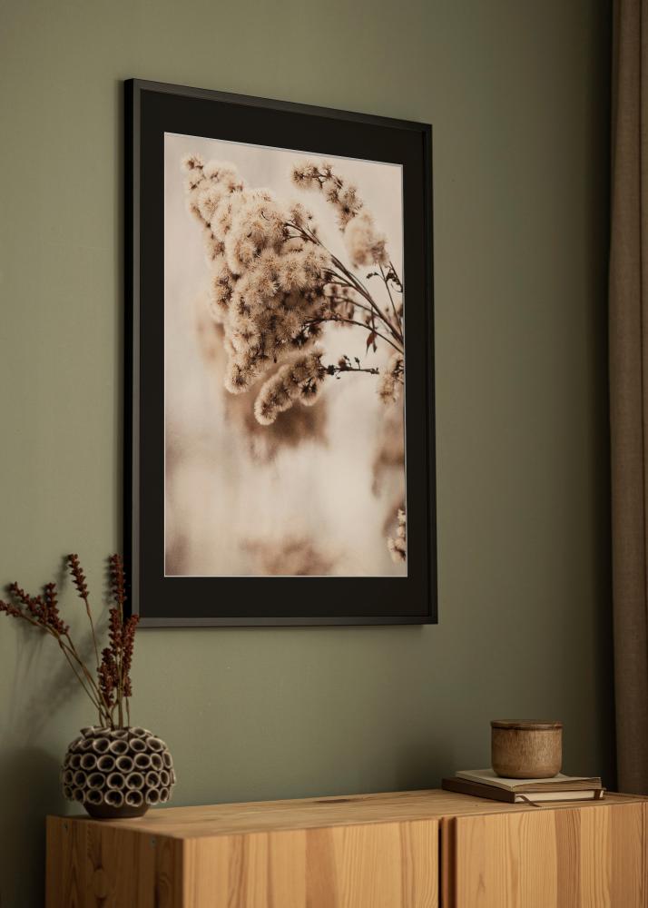 Rėmas E-Line Juodas 13x18 cm - Paspartu Juodas 9x12 cm