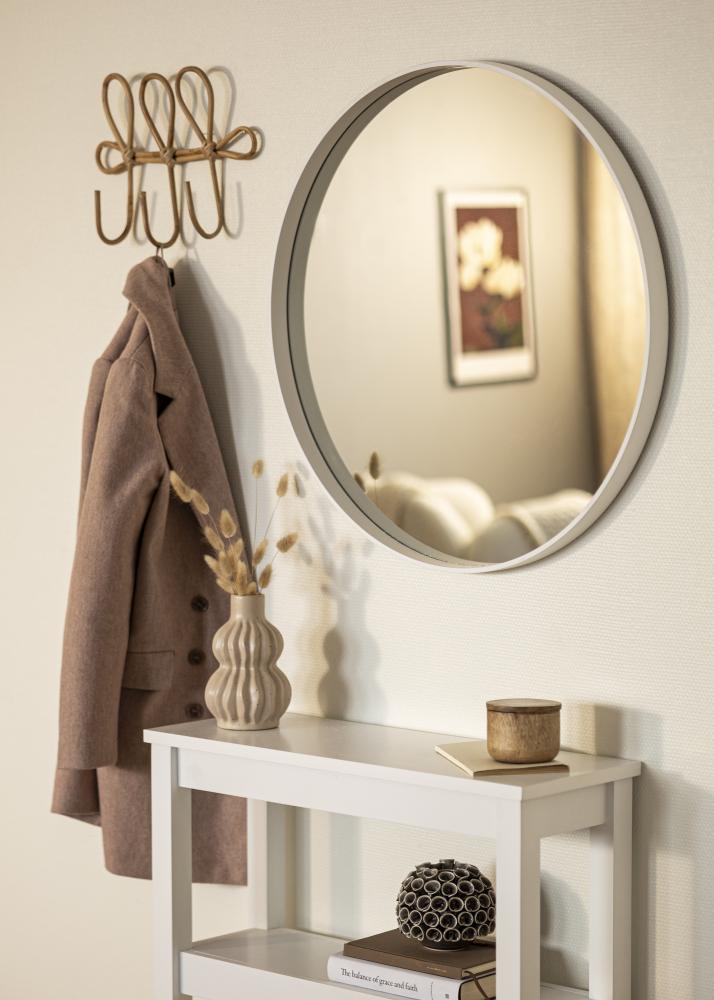 Veidrodis Reflection Baltas 70 cm Ø