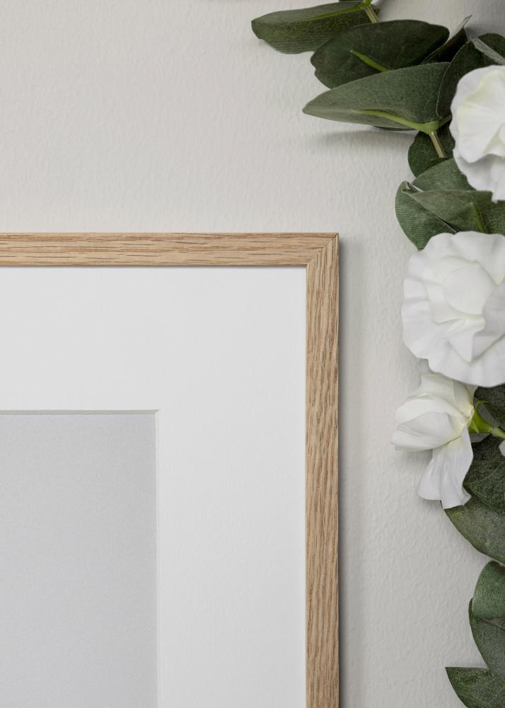 Rėmas siauras ąžuolas akrilo stiklas 32x32 cm