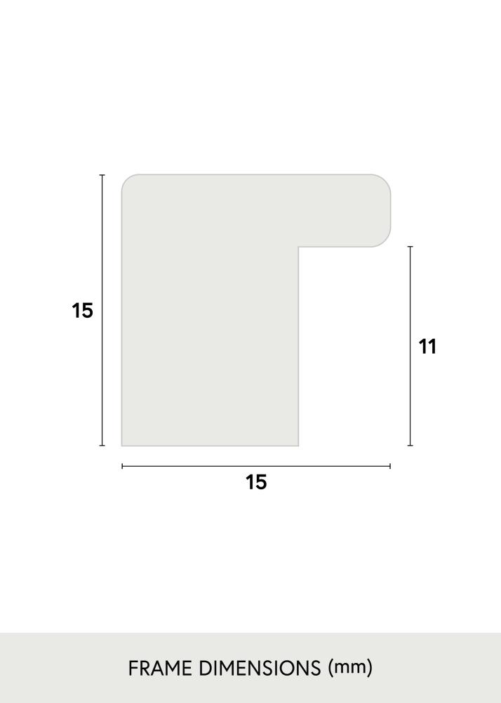 Rėmas Vemdalen Akrilo stiklas Ąžuolas 14x24 cm