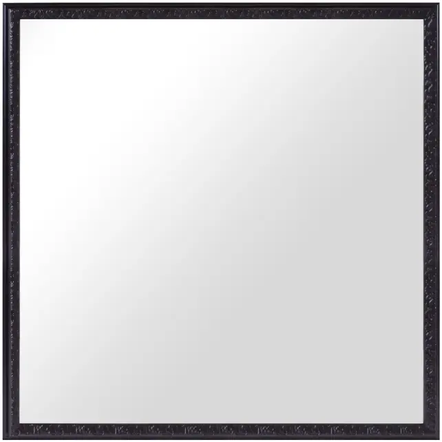 Veidrodis Nostalgia Juodas 60x60 cm