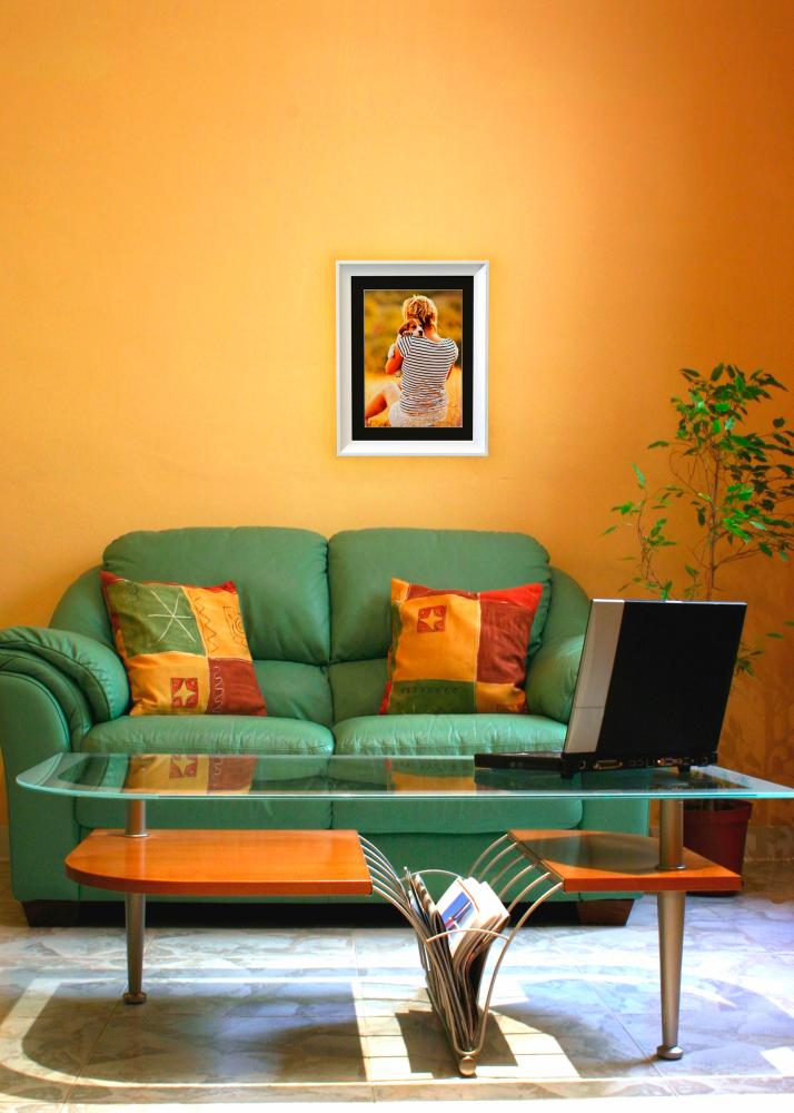 Rėmas Öjaren Baltas 70x100 cm - Paspartu Juodas 59,4x84 cm (A1)