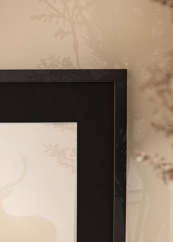 Rėmas Trendy Juodas 20x25 cm - Paspartu Juodas 14x18 cm