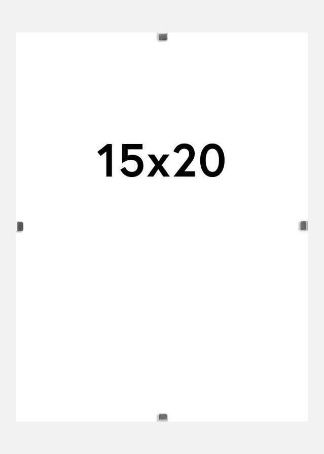 Rėmas Klipso rėmelis Akrilo stiklas 15x20 cm