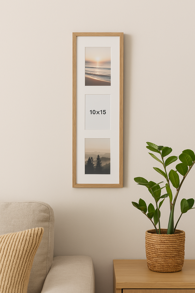 Edsbyn Koliažo rėmelis I Ąžuolas - 3 Paveikslėliai (10x15 cm)