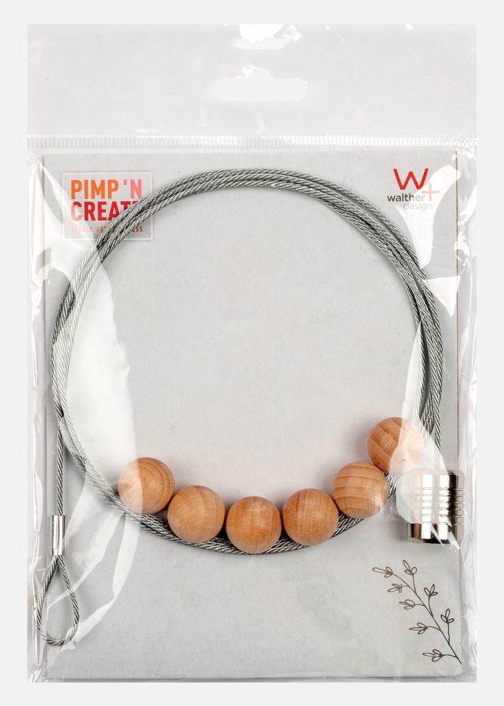 PAC Foto virvė 150 cm - Sidabras