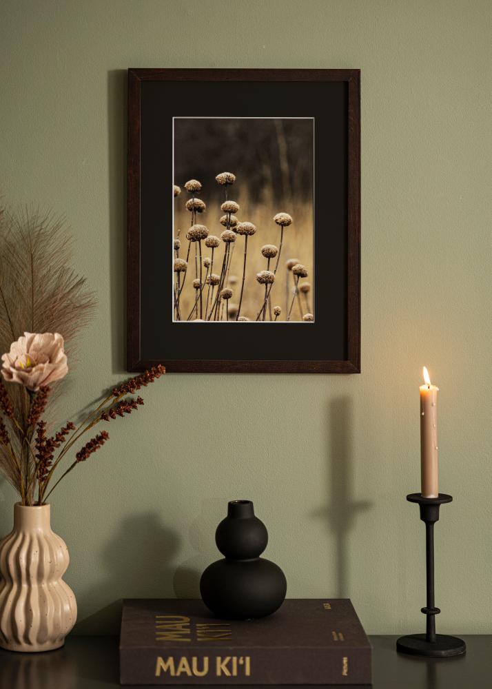 Rėmas Selection Riešutas 13x18 cm - Paspartu Juodas 9x12 cm