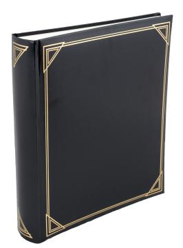 Henzo Promo Albumas Juodas - 29x33 cm (100 Balti Puslapiai / 50 lapų)