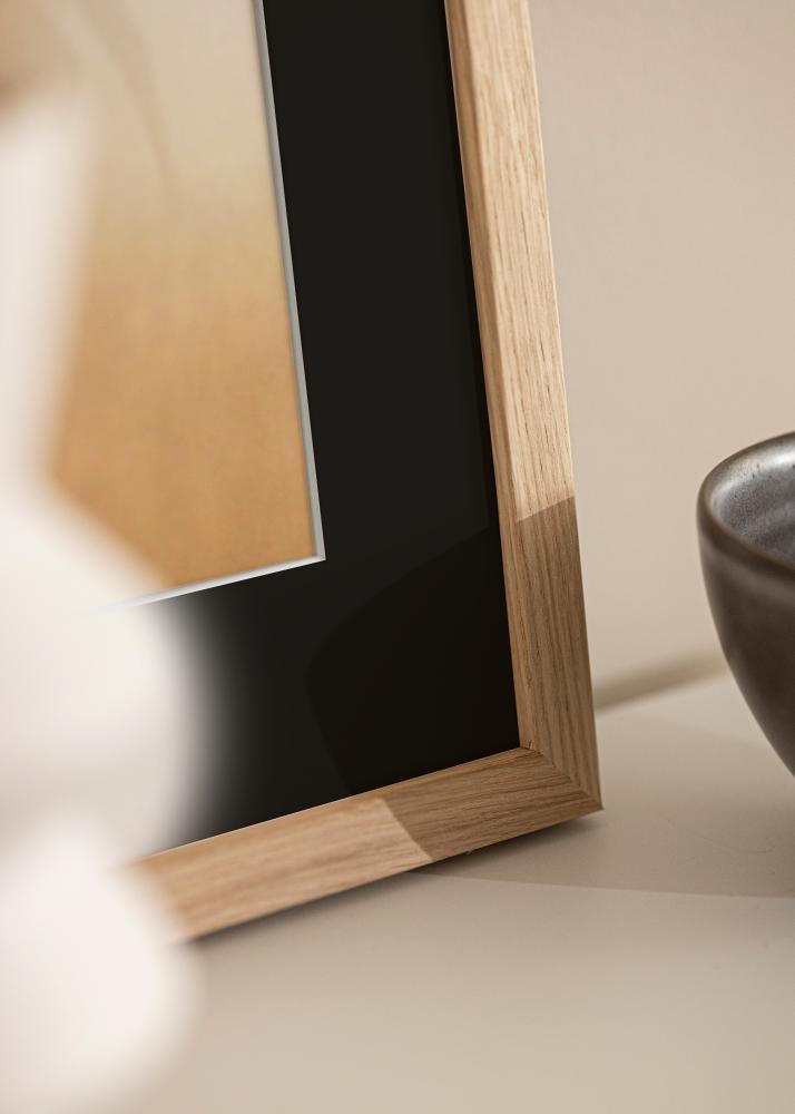 Rėmas Grimsåker Ąžuolas 18x24 cm - Paspartu Juodas 13x17 cm