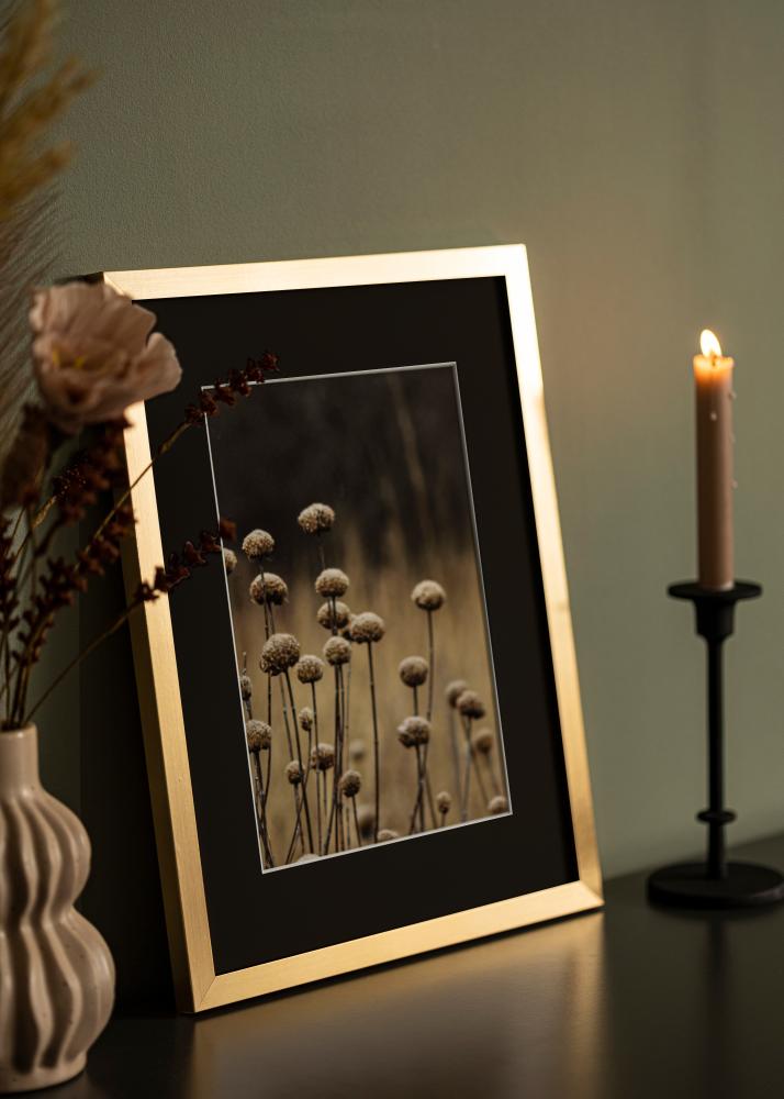 Rėmas Selection Auksas 13x18 cm - Paspartu Juodas 9x12 cm