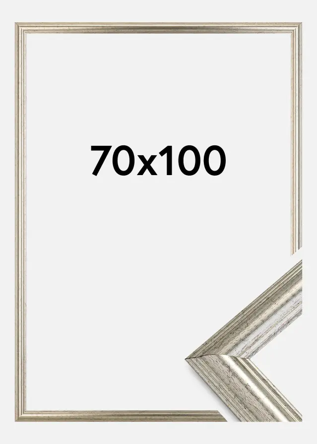 Rėmas Västkusten Akrilo stiklas Sidabras 70x100 cm