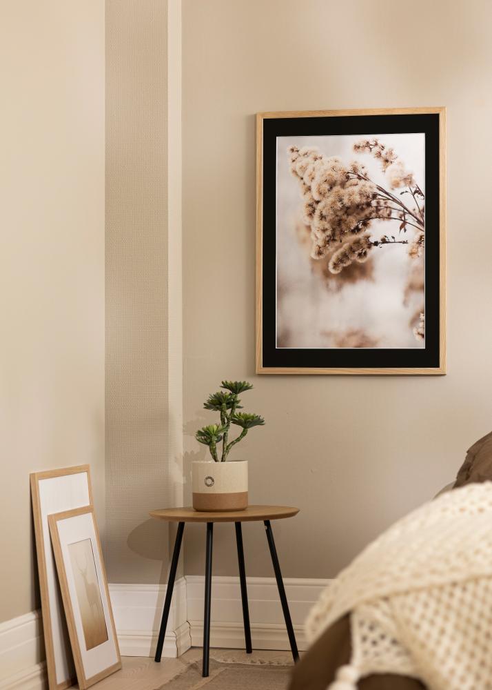 Rėmas Grimsåker Ąžuolas 18x24 cm - Paspartu Juodas 13x17 cm