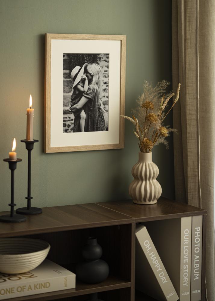 Paspartu Beveik baltas Balta šerdis 50x70 cm (41x58,4 - A2)