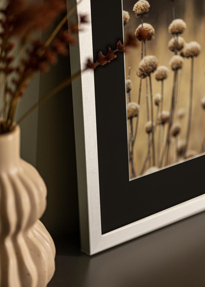 Rėmas Selection Sidabras 70x100 cm - Paspartu Juodas 62x93 cm