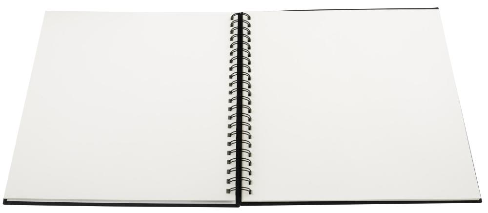 Fun Spiralinis albumas Rožinis - 30x30 cm (50 Balti Puslapiai / 25 lapų)