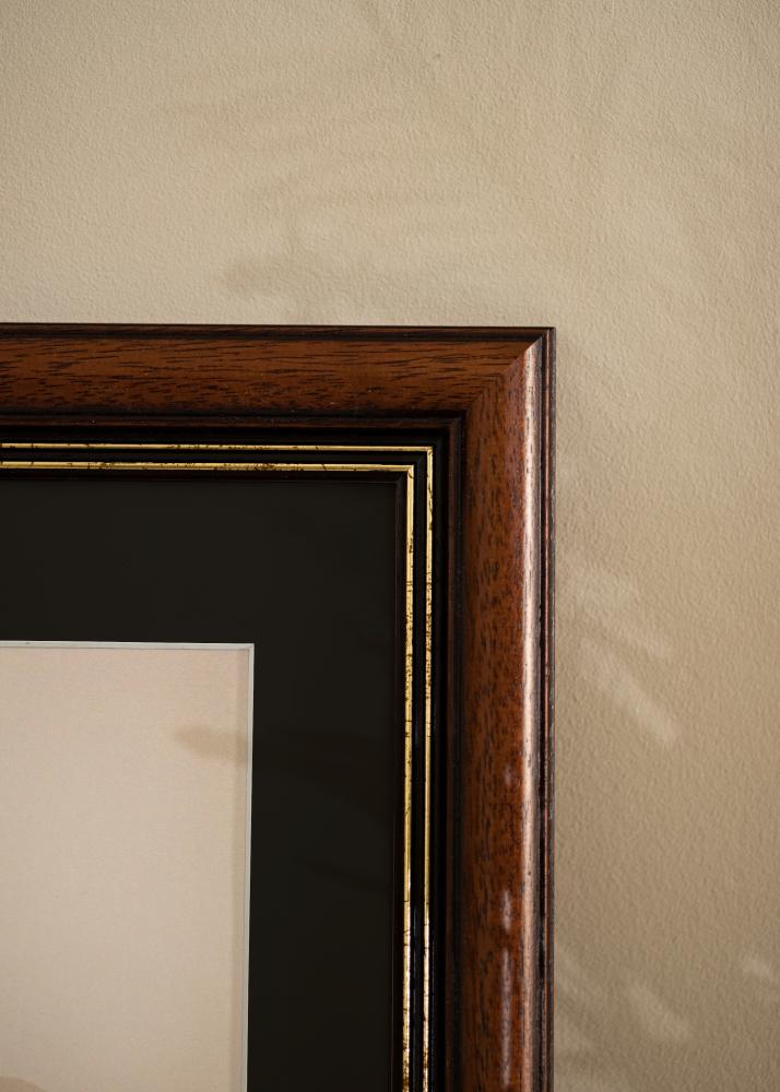 Rėmas Old Retro 40x50 cm - Paspartu Juodas 27x35 cm