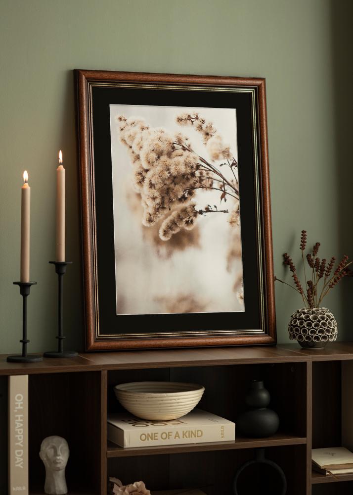 Rėmas Old Retro 40x50 cm - Paspartu Juodas 27x35 cm