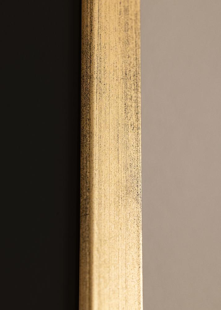 Rėmas Stilingas Auksas 30x40 cm - Paspartu Juodas 21x29,7 cm (A4)