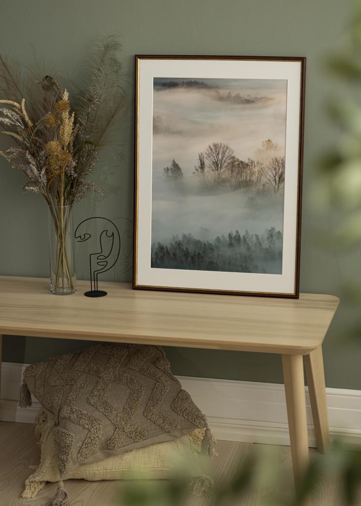 Rėmas Horndal rudas 34x42 cm - Paspartu Baltas 26x34 cm