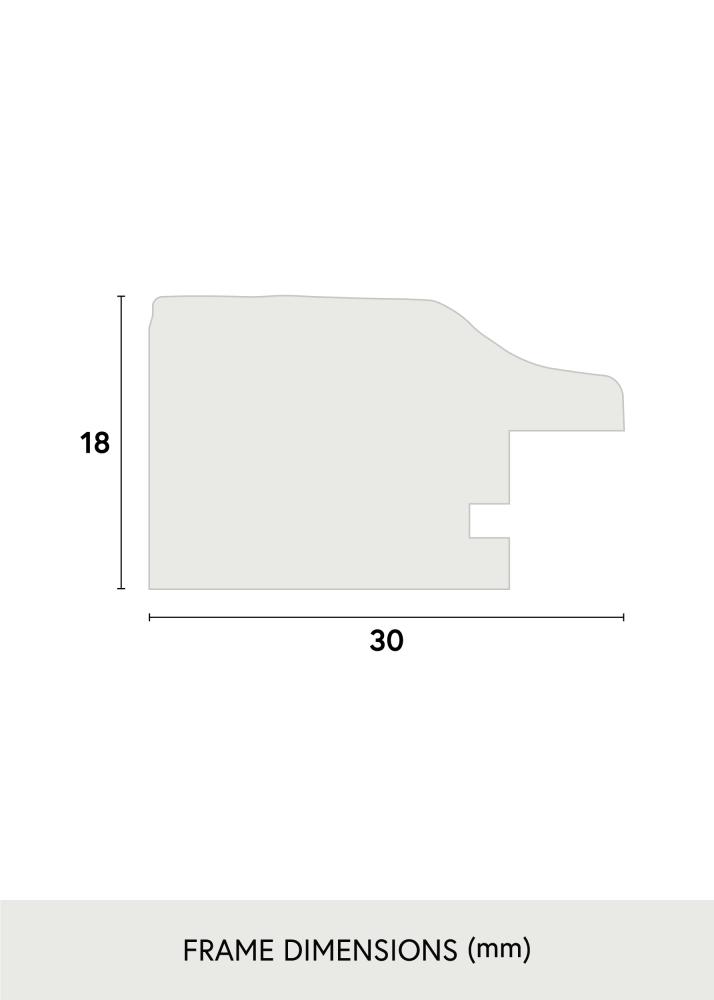 Rėmas Leonie Baltas - Bet kokio Dydžio