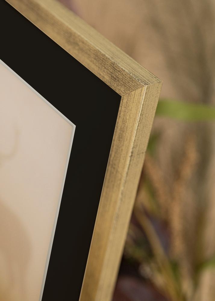 Rėmas Stilingas Sidabras 30x40 cm - Paspartu Juodas 21x29,7 cm (A4)