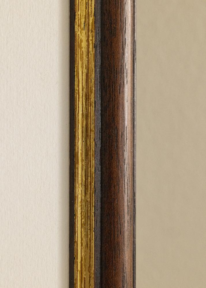 Rėmas Siljan rudas 55x55 cm - Paspartu Baltas 17x17 inches