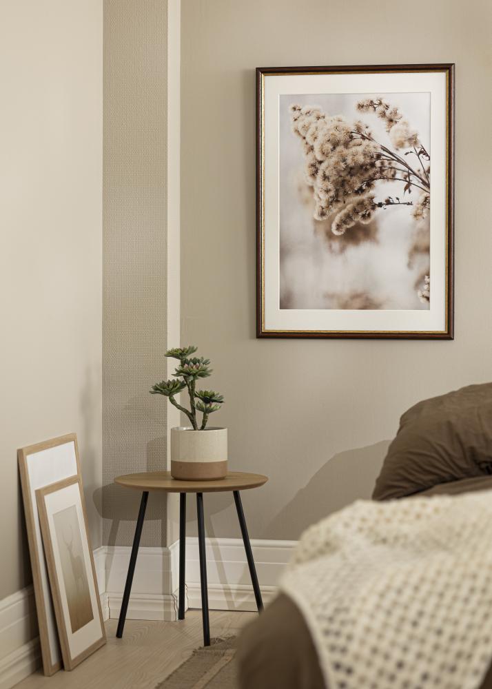 Rėmas Siljan rudas 55x55 cm - Paspartu Baltas 17x17 inches