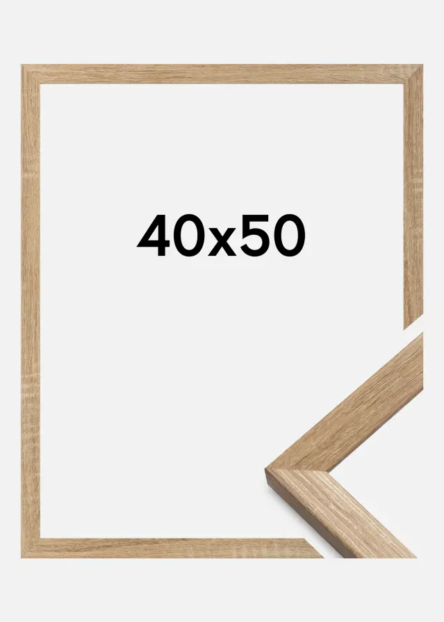 Rėmas Fiorito Akrilo stiklas Šviesus ąžuolas 40x50 cm