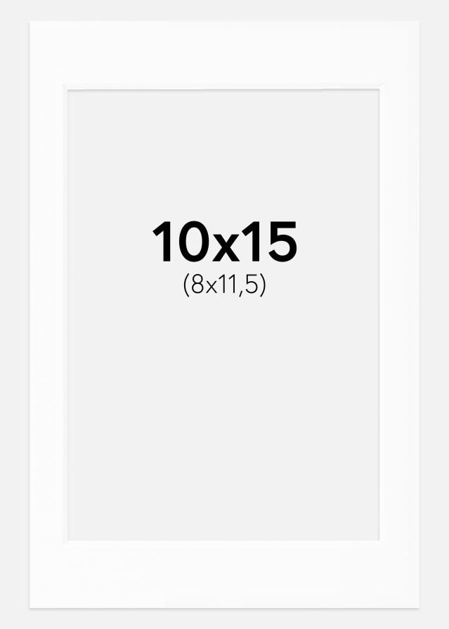 Paspartu Canson Baltas Balta šerdis 10x15 cm (8x11,5)