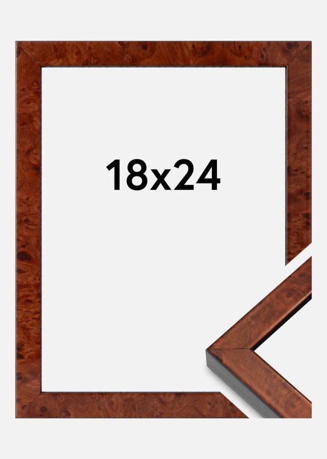 Rėmas Hermes Akrilo stiklas Burr Walnut 18x24 cm