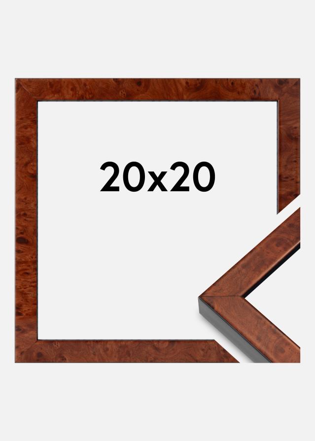 Rėmas Hermes Akrilo stiklas Burr Walnut 20x20 cm