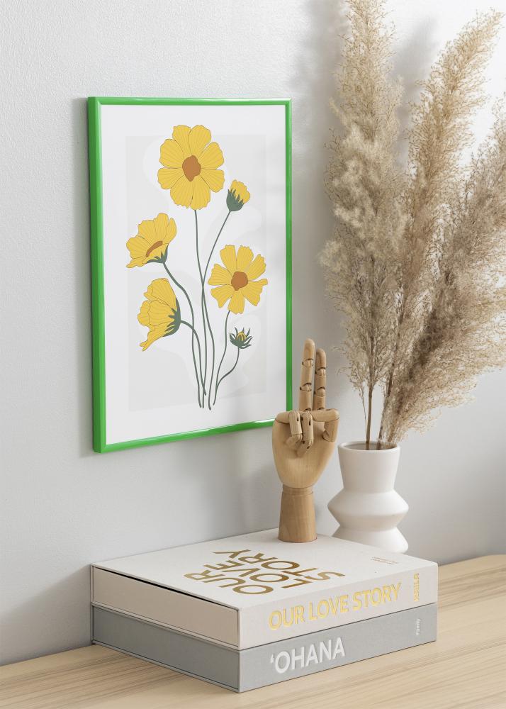 Rėmas New Lifestyle Grass Green 70x100 cm - Paspartu Juodas 61x91,5 cm