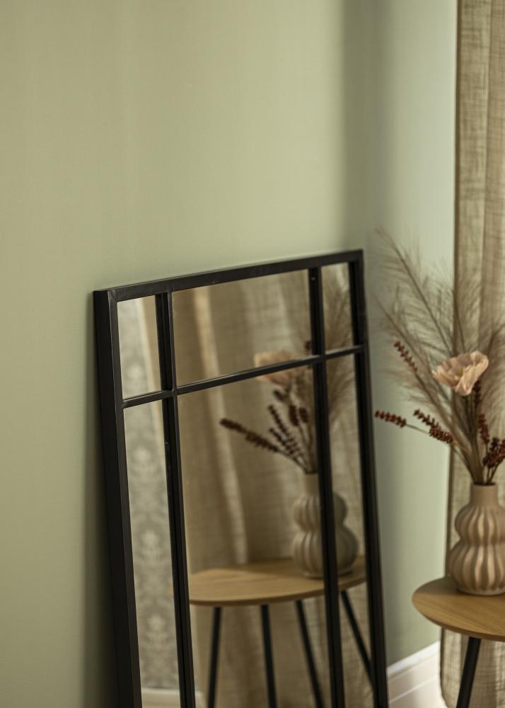 Veidrodis Window Juodas 70x100 cm