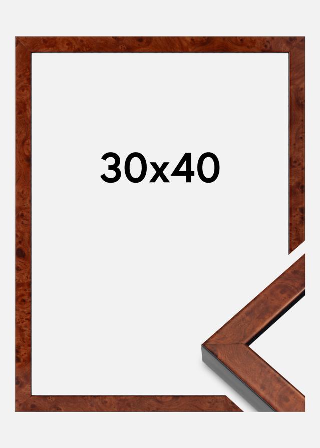 Rėmas Hermes Akrilo stiklas Burr Walnut 30x40 cm