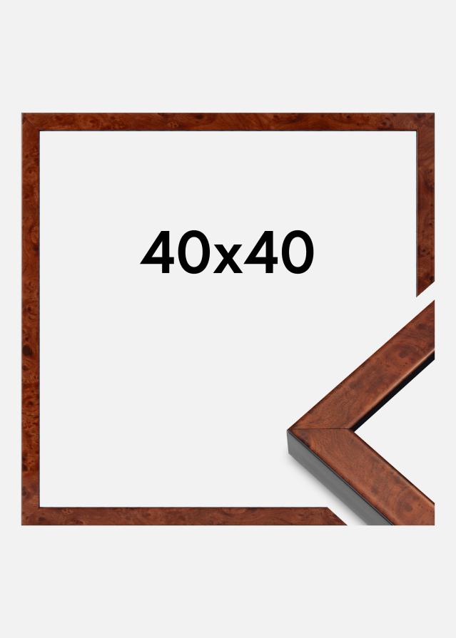 Rėmas Hermes Akrilo stiklas Burr Walnut 40x40 cm