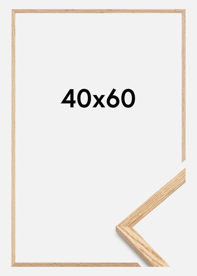 Rėmas Plonas ąžuolinis Akrilo stiklas 40x60 cm