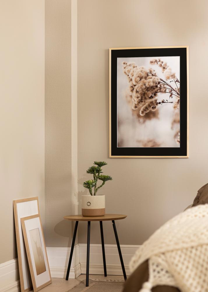 Rėmas Galant Pušis 30x30 cm - Paspartu Juodas 8x8 inches