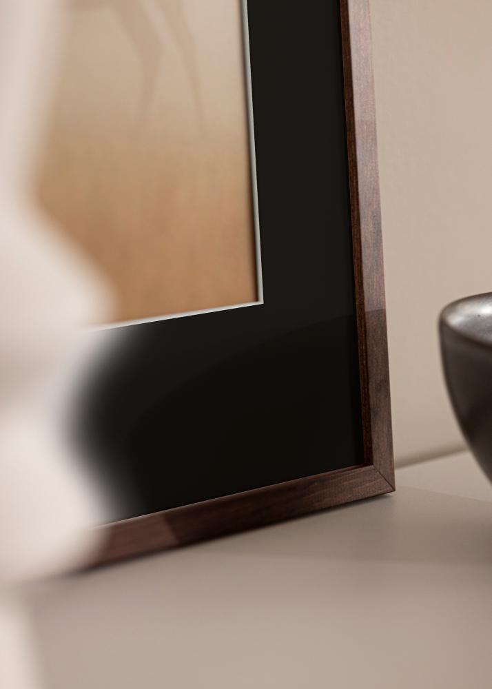 Rėmas Galant Riešutas 50x70 cm - Paspartu Juodas 33x56 cm