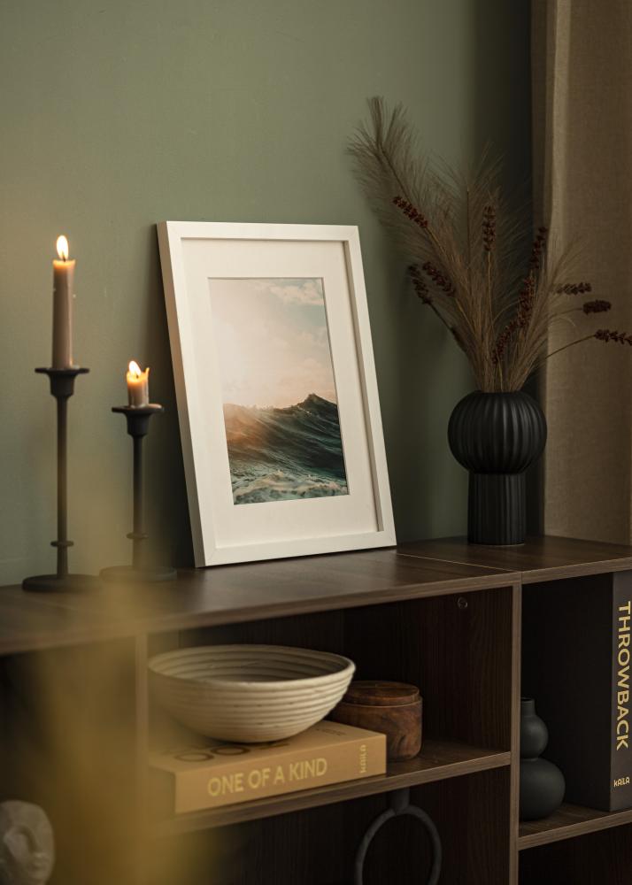 Rėmas Blocky Baltas - Bet kokio Dydžio