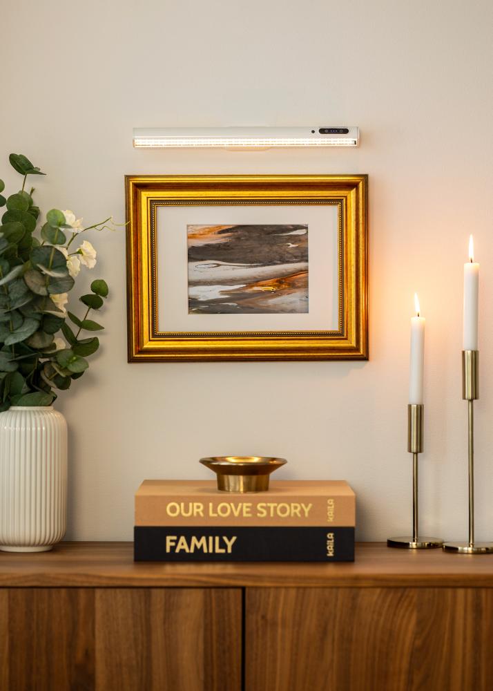 KAILA Illuminate Baterijomis maitinamas paveikslų apšvietimas 35 cm - Balta